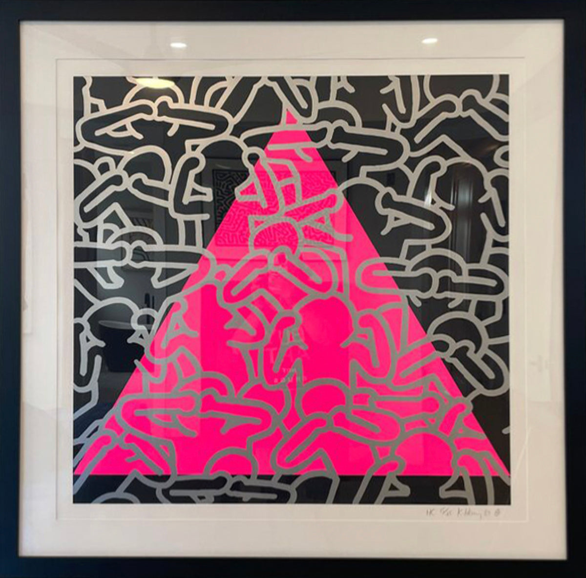 Keith Haring 'Silence = Death, 1989'