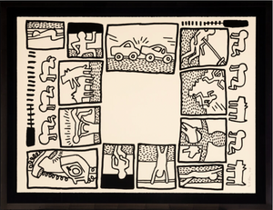 Keith Haring 'Untitled (Plate 4 from the Blueprint Drawings)'