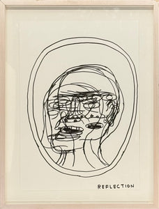 David Shrigley 'Untitled (Reflection)' (Original)