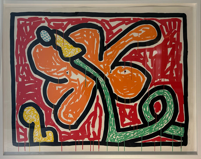 Keith Haring 'Flowers V' 1988