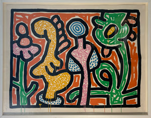 Keith Haring 'Flowers IV' 1988