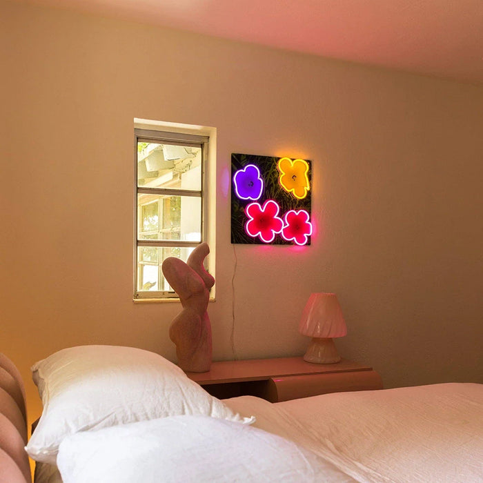 Andy Warhol Flowers - LED neon sign