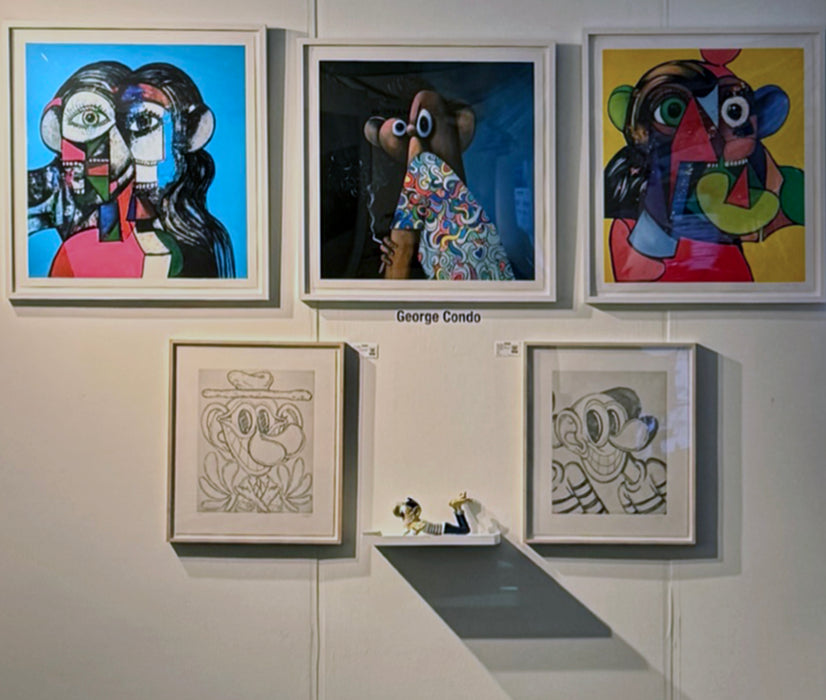 George Condo, Set of Three (Prismatic, Portrait, Lost in Time), 2024