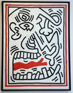 Keith Haring 'Three Lithographs (Plate 1), ca. 1985'