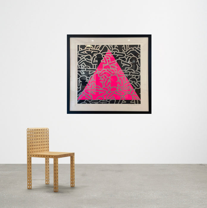 Keith Haring 'Silence = Death, 1989'