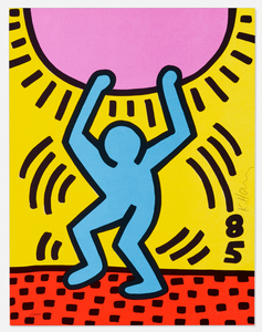 Keith Haring 'International Youth Year' 1985