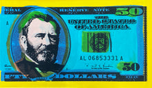 Load image into Gallery viewer, Steve Kaufman &#39;50 Dollar Bill&#39;