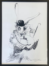 Load image into Gallery viewer, Ralph Steadman &#39;White Rabbit&#39;