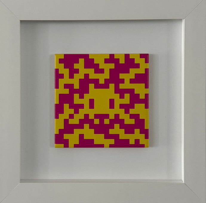 Invader 'Camo Space Tile' (Pink)