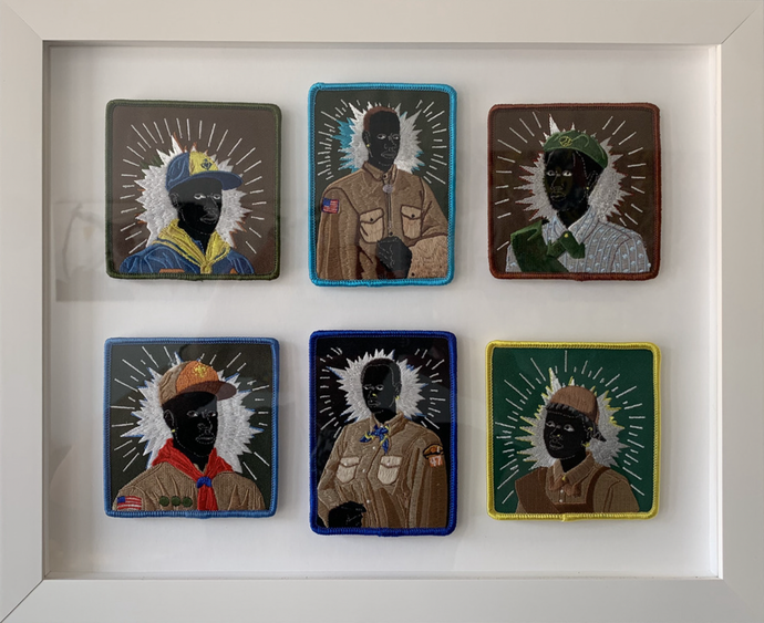 Kerry James Marshall 'Scout Series Embroidered Patch Set of Six'
