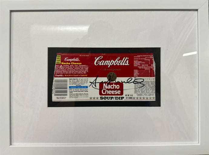 Campbells Soup Can Label Signed Andy Warhol (Ephemera)