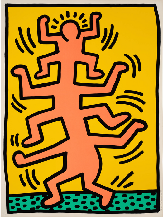 Keith Haring 'Growing I'