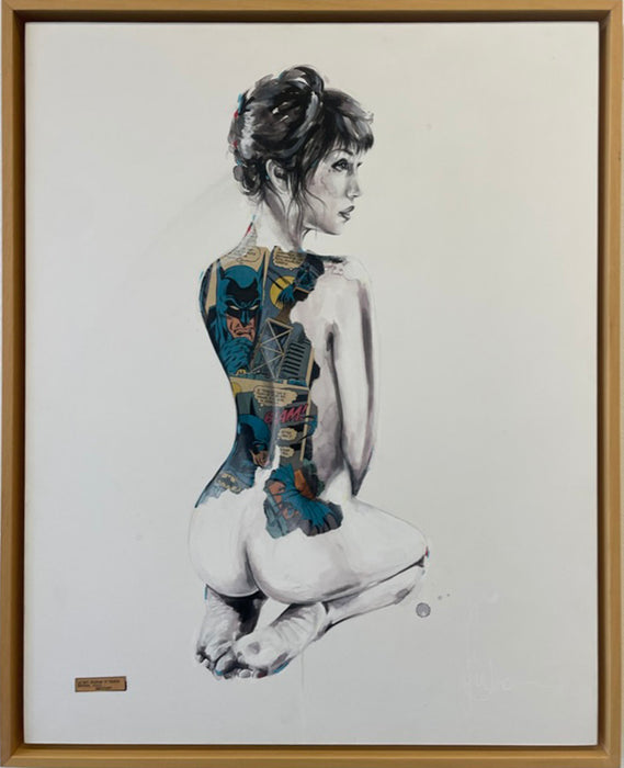 Sandra Chevrier 'La Cage meditant au clan ete lune'
