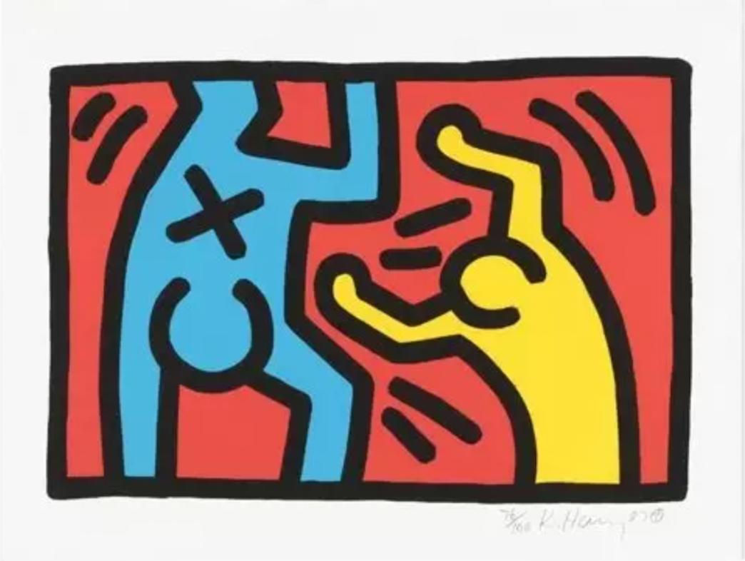 Keith Haring 'Untitled (D), 1987'