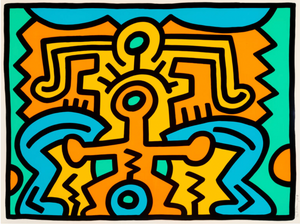 Keith Haring 'Growing III'