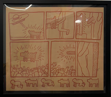 Load image into Gallery viewer, Keith Haring &#39;Untitled (Plate 13 Photostat from the Blueprint Drawings)&#39;