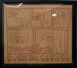 Keith Haring 'Untitled (Plate 13 Photostat from the Blueprint Drawings)'