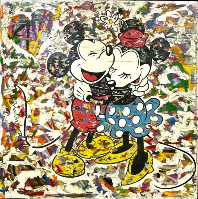 Mr. Brainwash 'Mickey & Minnie'