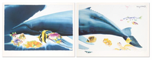 Load image into Gallery viewer, Wyland and Tracey Taylor &#39;I Want To Dive Into Your Ocean (Diptych)&#39;