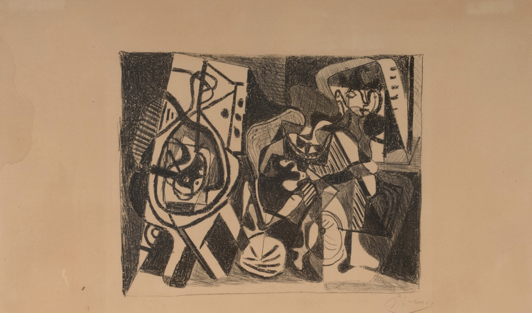 Pablo Picasso 'Scène d'intérieur' (B. 74; Ba. 241; Mourlot XXI)