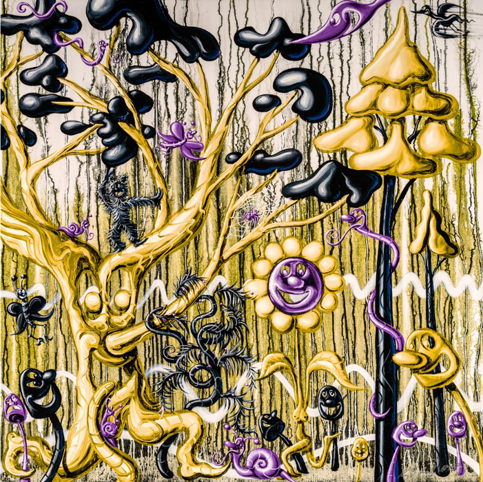 Kenny Scharf 'Furungle' (Gold)