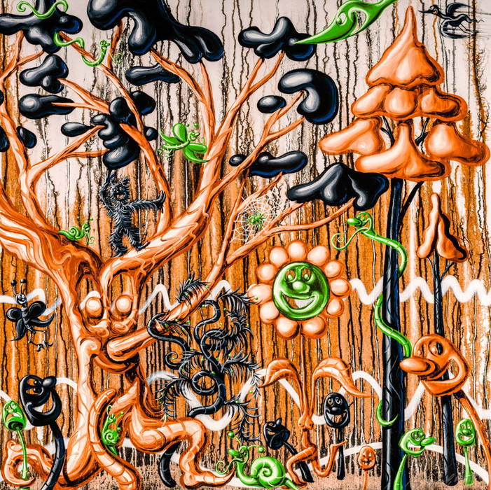 Kenny Scharf 'Furungle' (Orange)