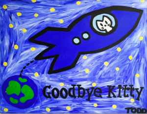 Todd Goldman 'Goodbye Kitty' (Original)