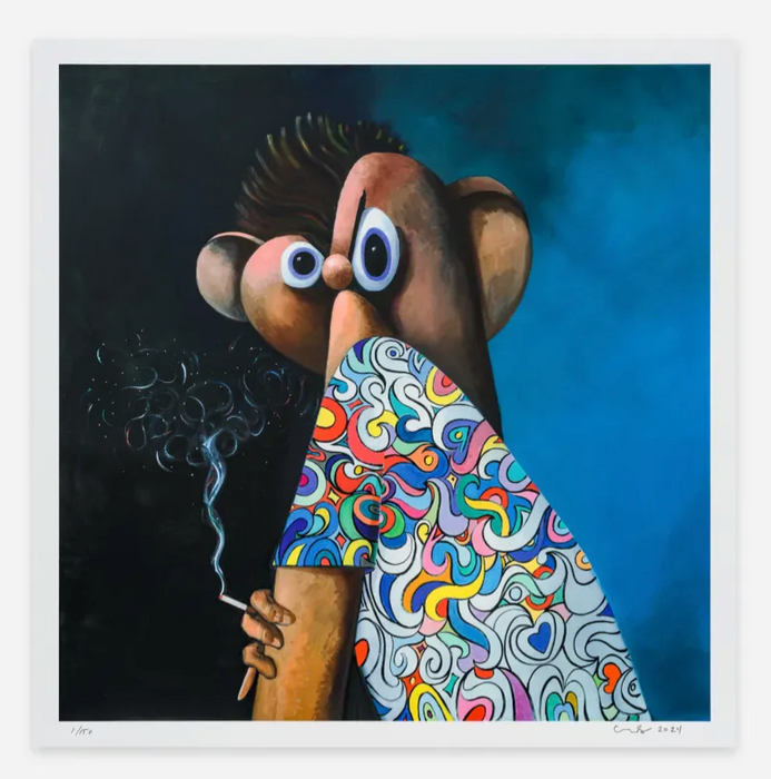 George Condo, Set of Three (Prismatic, Portrait, Lost in Time), 2024