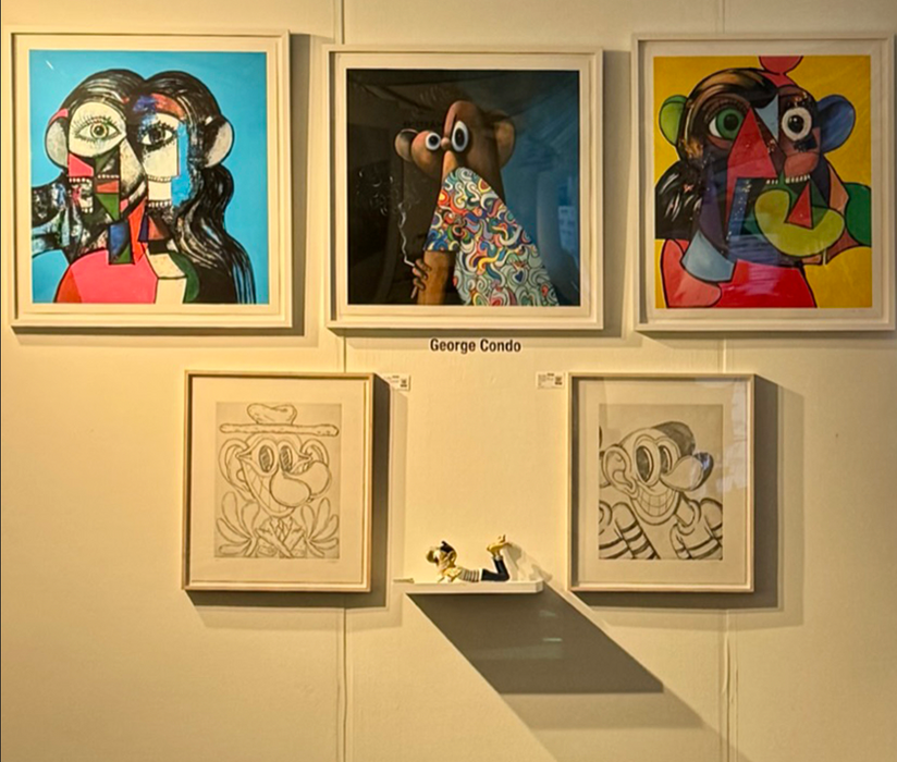 George Condo, Set of Three (Prismatic, Portrait, Lost in Time), 2024