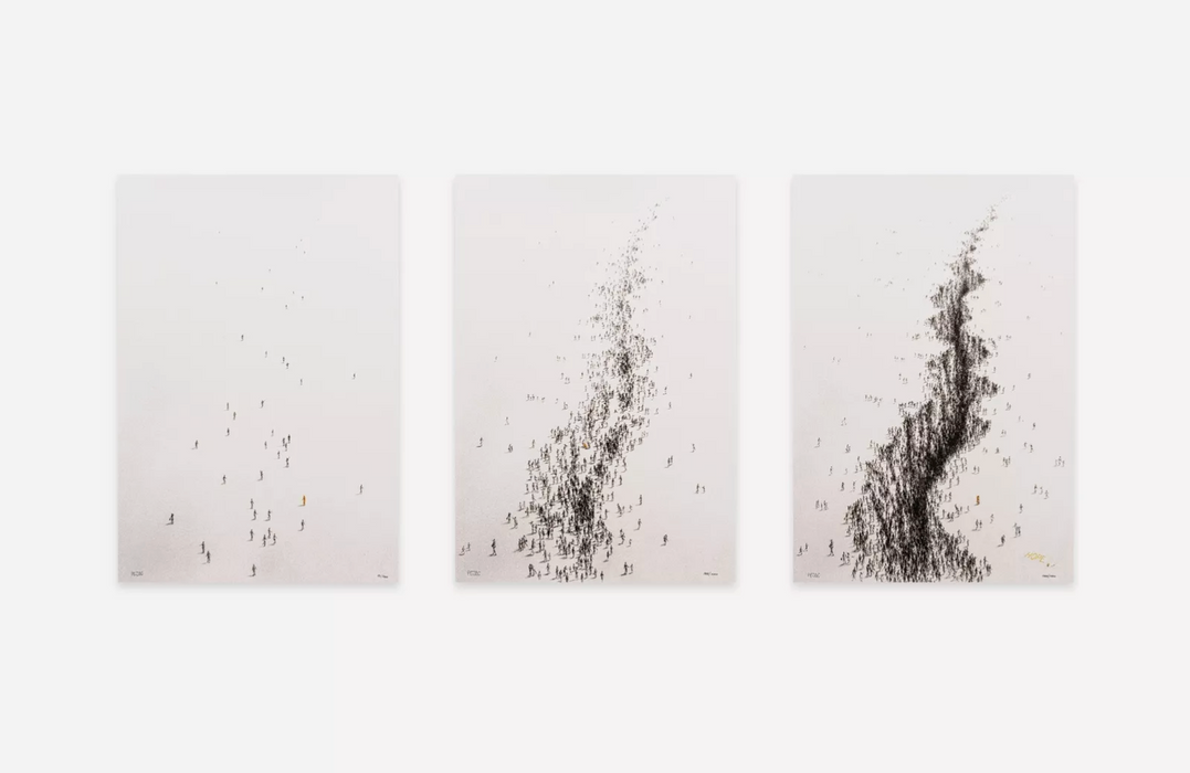 Pejac 'Hope' (Triptych) 2024