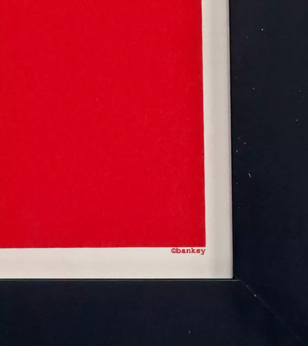 Banksy 'Love is in the air' (Unsigned)