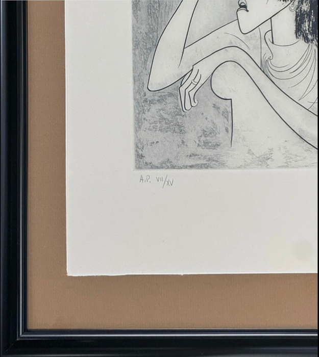 Al Hirschfeld 'Jane Fonda'