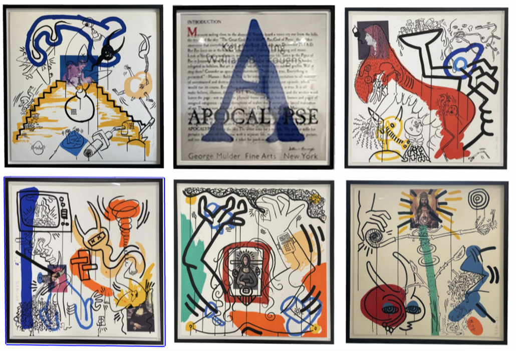 Keith Haring 'Apocalypse' (1/2 Set Matching Number)