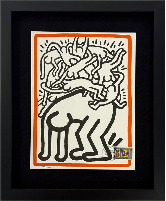 Keith Haring 'Fight AIDS Worldwide'