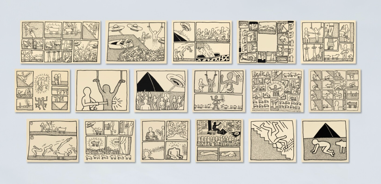 Keith Haring 'The Blueprint Drawings Portfolio'
