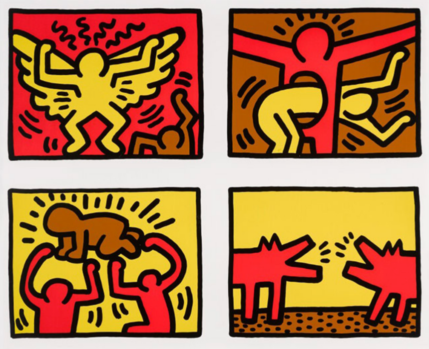 Keith Haring 'Pop Shop Quad IV' 1989