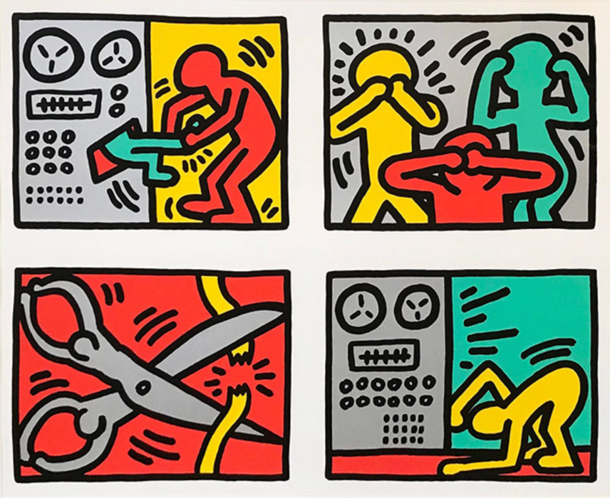 Keith Haring 'Pop Shop Quad III' 1989
