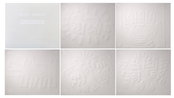 Keith Haring 'White Icons' 1990
