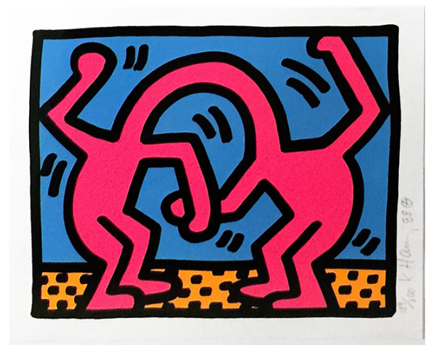 Keith Haring 'Pop Shop II (4)' 1988