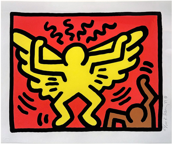 Keith Haring 'Pop Shop IV (1)' 1988