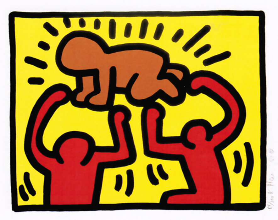 Keith Haring 'Pop Shop IV (4)' 1989