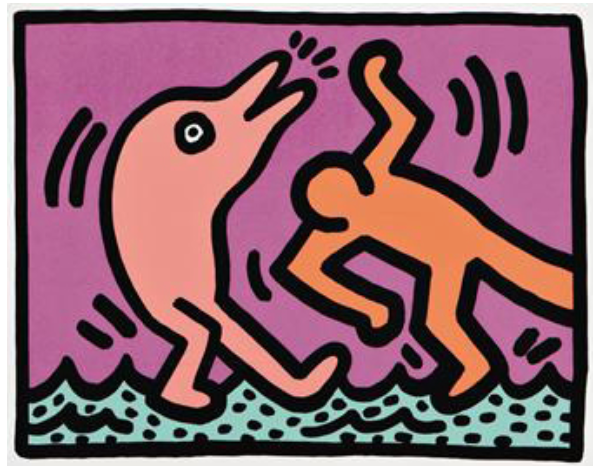 Keith Haring 'Pop Shop V (4)' 1989