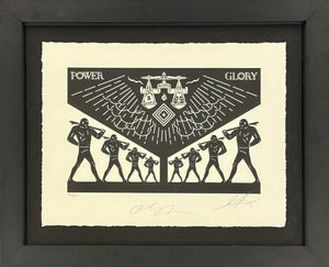Shepard Fairey x Cleon Peterson 'Scales of Injustice'