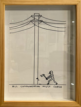 Load image into Gallery viewer, David Shrigley &#39;Untitled (All communication must cease)&#39; (Original)