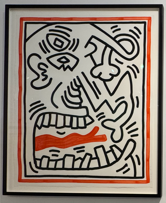 Keith Haring 'Three Lithographs (Plate 1)', 1985