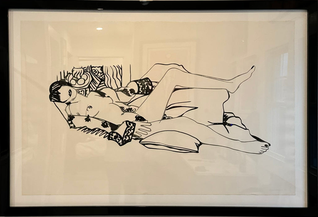 Tom Wesselmann 'Monica Nude with Purple Robe' 1990