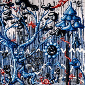 Kenny Scharf 'Furungle' (Blue)