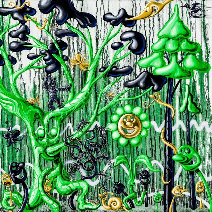 Kenny Scharf 'Furungle' (Green)