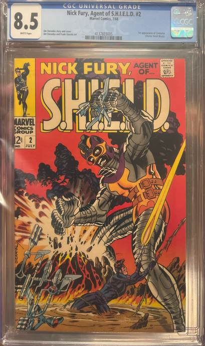 Nick Fury, Agent of S.H.I.E.L.D. #2 CGC 8.5