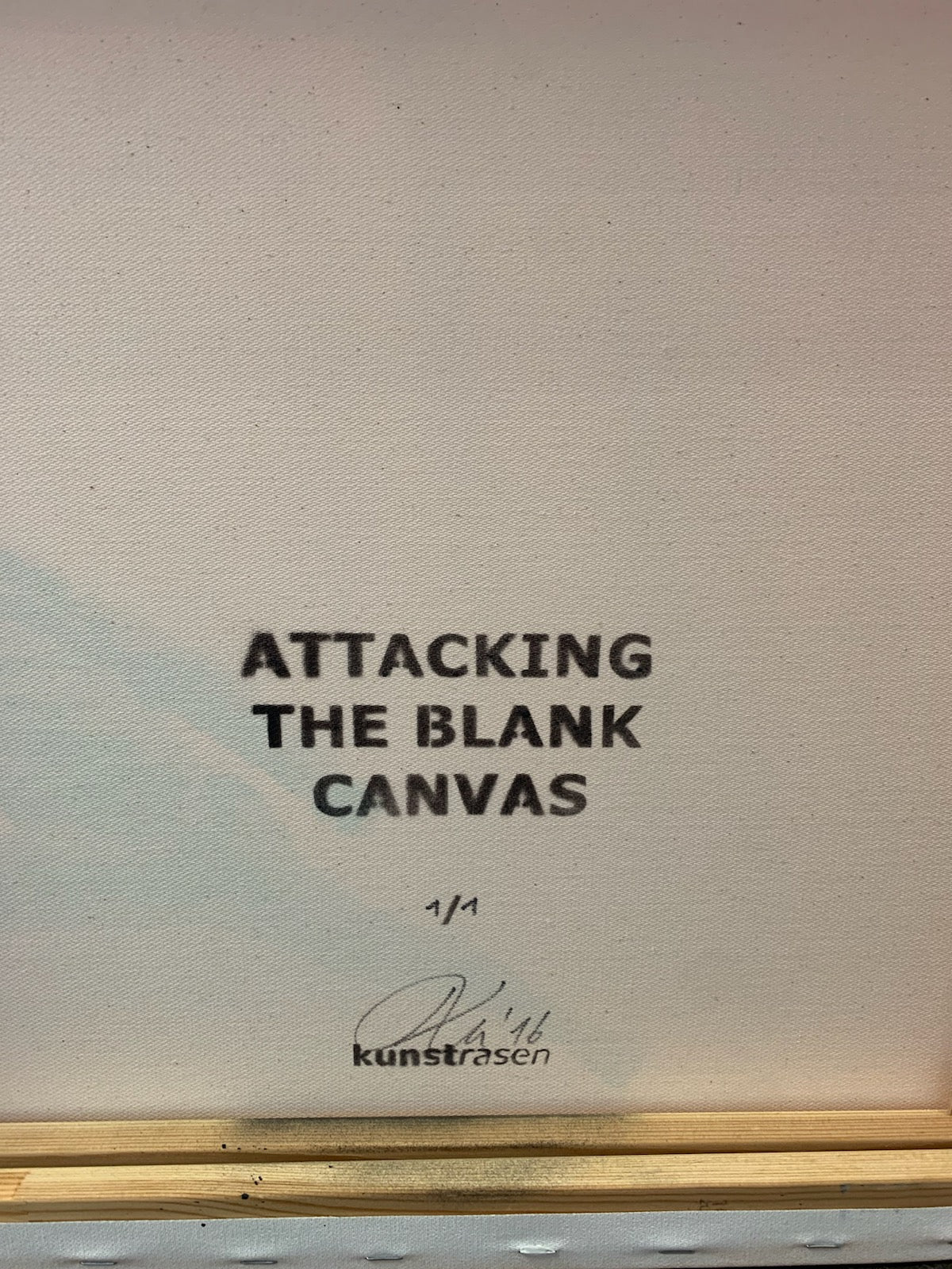 Kunstrasen 'Attacking the Blank Canvas' – End To End Gallery